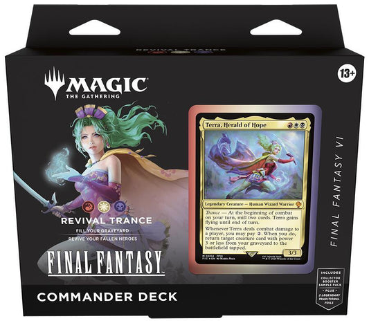 FINAL FANTASY Commander Deck - FINAL FANTASY VI Revival Trance PRE ORDER